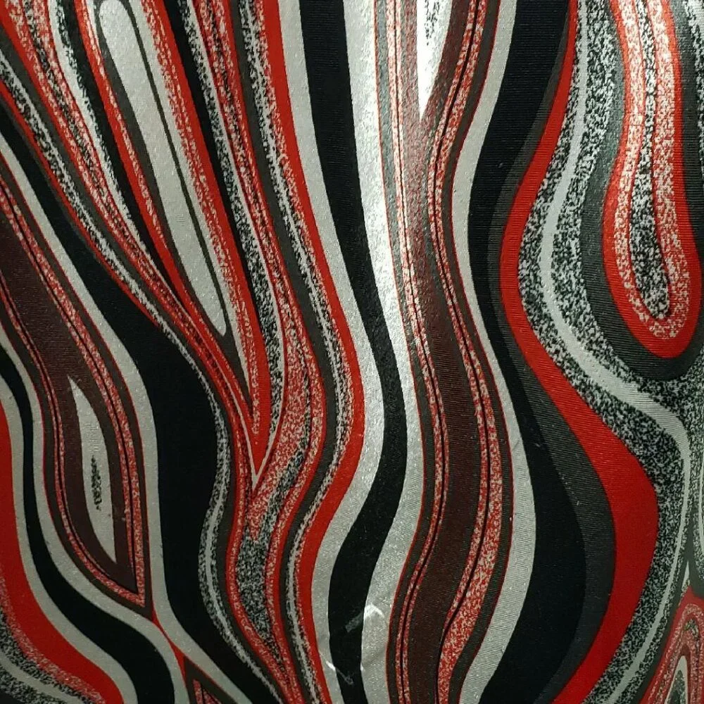 DO NOT DISTURB RED BLACK GRAY ABSTRACT CAMISOLE SIZE LARGE - Picture 2 of 4